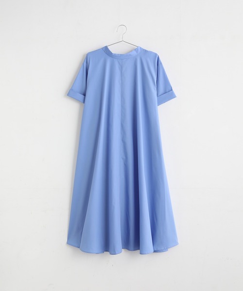 Kelen（ケレン）の「「KELEN/ ケレン」2WAY A LINE SHIRT DRESS "TOWA"（シャツワンピース・レディース・カーキ/オフホワイト/サックスブルー/ブラック・S/M）」の19枚目の写真