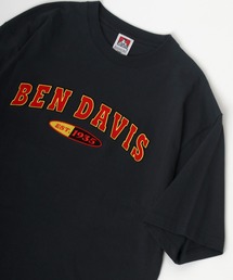 BEN DAVIS/ベンデイビス ビッグシルエット カレッジ スタジアムロゴ ワッペン 刺繍 Tシャツ