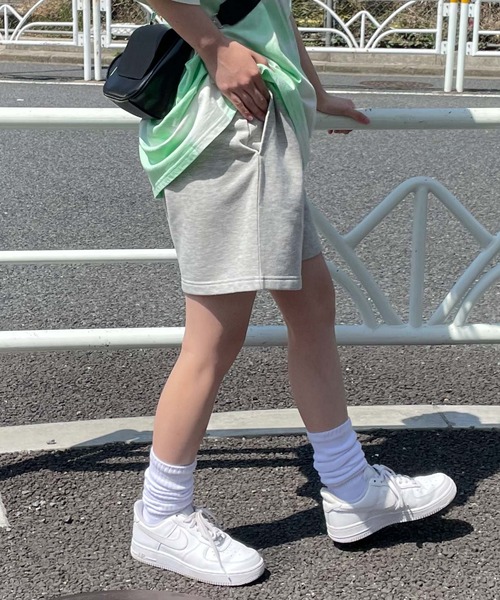 WEGO（ウィゴー）の「WEGO/スウェットハーフパンツ（その他パンツ・レディース・杢グレー/グリーン系その他・FREE）」の10枚目の写真