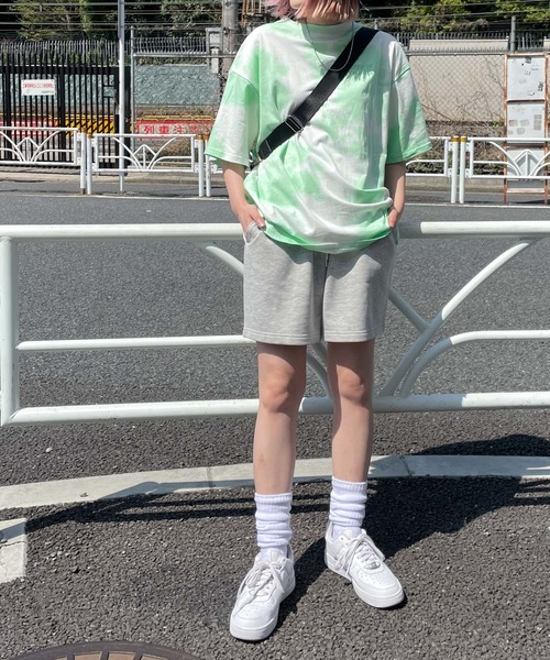 WEGO（ウィゴー）の「WEGO/スウェットハーフパンツ（その他パンツ・レディース・杢グレー/グリーン系その他・FREE）」の8枚目の写真