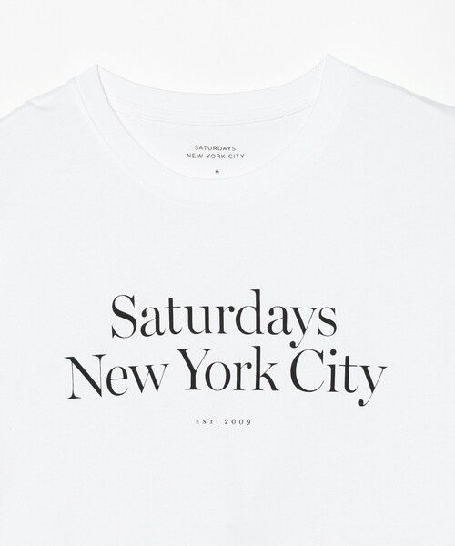 Saturdays NYC（サタデーズ ニューヨークシティ ）の「Saturdays NYC / Miller Standard Tee（Tシャツ/カットソー・メンズ・ホワイト/レッド系その他7/オレンジ・MEDIUM/LARGE/X-LARGE）」の4枚目の写真
