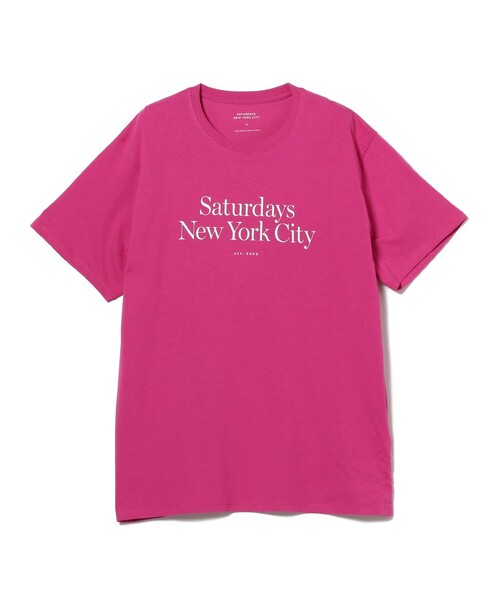 Saturdays NYC（サタデーズ ニューヨークシティ ）の「Saturdays NYC / Miller Standard Tee（Tシャツ/カットソー・メンズ・ホワイト/レッド系その他7/オレンジ・MEDIUM/LARGE/X-LARGE）」の8枚目の写真