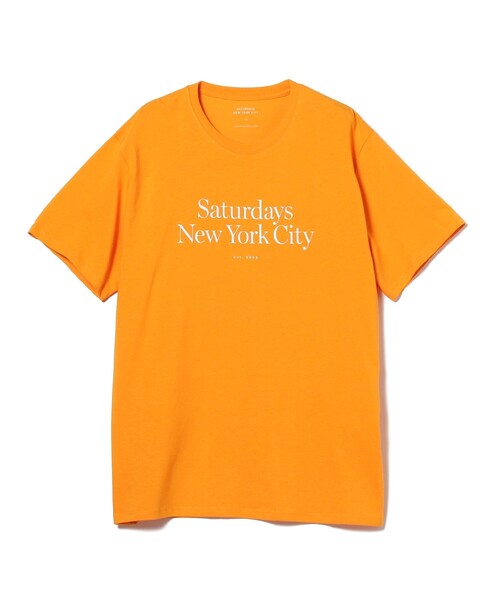 Saturdays NYC（サタデーズ ニューヨークシティ ）の「Saturdays NYC / Miller Standard Tee（Tシャツ/カットソー・メンズ・ホワイト/レッド系その他7/オレンジ・MEDIUM/LARGE/X-LARGE）」の12枚目の写真