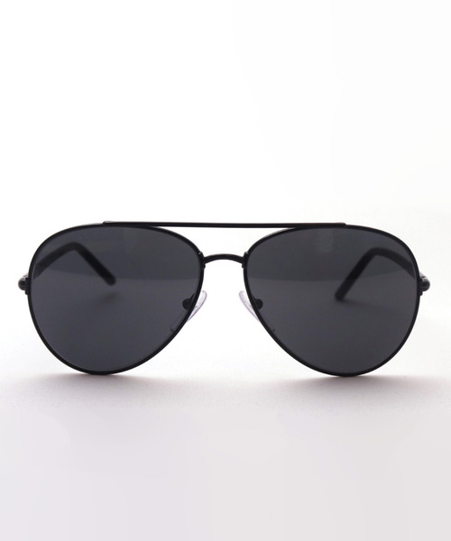 美品　PRADA　プラダ　イタリア製　ティアドロップ サングラス　ブラック/黒 PRADA（プラダ）の「【PRADA/プラダ】ティアドロップ サングラス