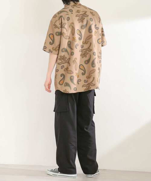 SENSE OF PLACE by URBAN RESEARCH（センスオブプレイスバイアーバンリサーチ）の「リネンレーヨンカーゴパンツ（カーゴパンツ・メンズ・ブラック/オリーブ・MEDIUM/LARGE）」の7枚目の写真