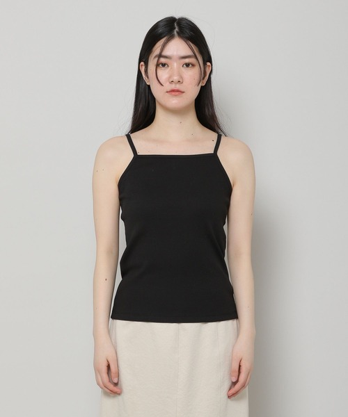 ALAND(エーランド)の「3.3Field Trip/リブキャミTOP 2285626(キャミソール・レディース・ベージュ/アイボリー/ブラック・FREE)」の6枚目の写真