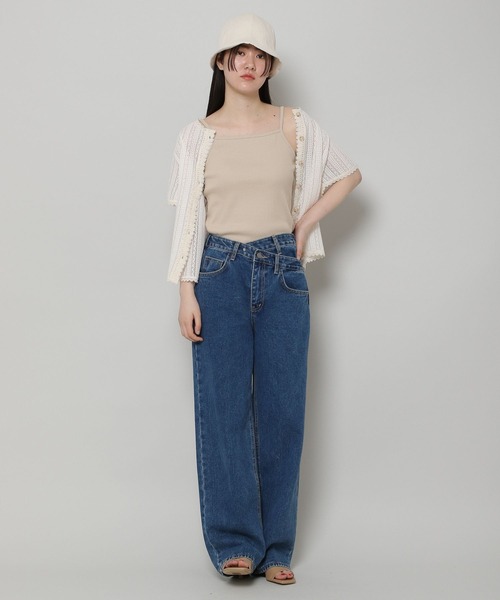 ALAND(エーランド)の「3.3Field Trip/リブキャミTOP 2285626(キャミソール・レディース・ベージュ/アイボリー/ブラック・FREE)」の10枚目の写真