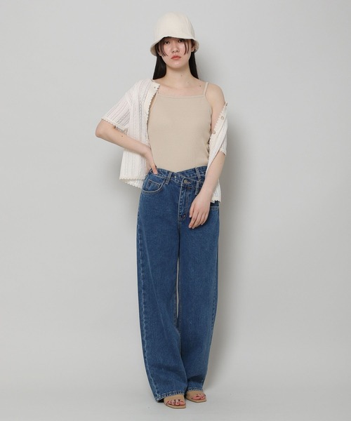 ALAND(エーランド)の「3.3Field Trip/リブキャミTOP 2285626(キャミソール・レディース・ベージュ/アイボリー/ブラック・FREE)」の11枚目の写真