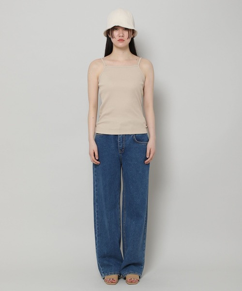 ALAND(エーランド)の「3.3Field Trip/リブキャミTOP 2285626(キャミソール・レディース・ベージュ/アイボリー/ブラック・FREE)」の12枚目の写真