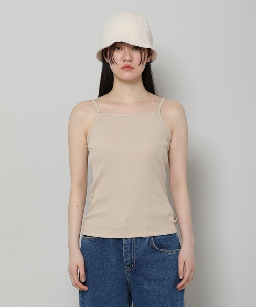 ALAND(エーランド)の「3.3Field Trip/リブキャミTOP 2285626(キャミソール・レディース・ベージュ/アイボリー/ブラック・FREE)」の13枚目の写真