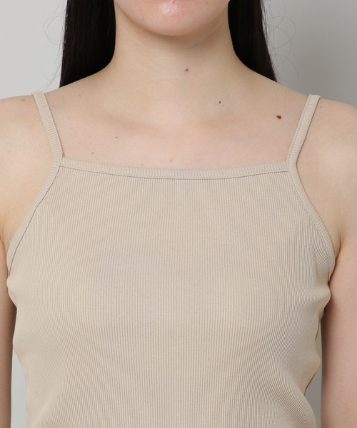 ALAND(エーランド)の「3.3Field Trip/リブキャミTOP 2285626(キャミソール・レディース・ベージュ/アイボリー/ブラック・FREE)」の16枚目の写真