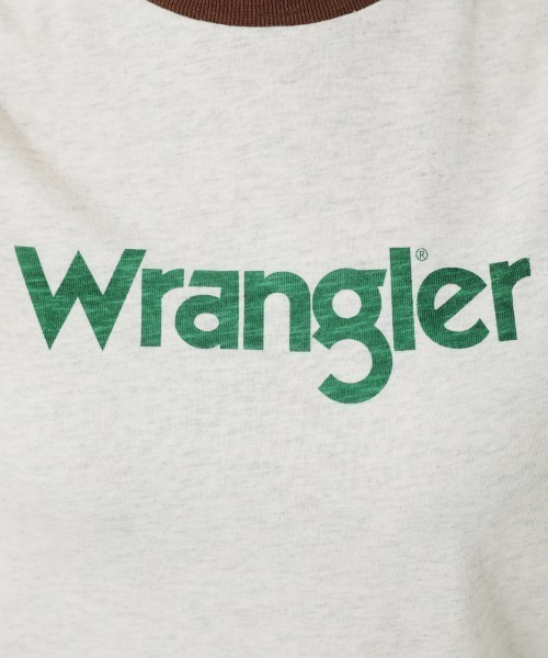 RODEO CROWNS WIDE BOWL（ロデオクラウンズワイドボウル）の「WranglerリンガーTシャツ（Tシャツ/カットソー・レディース・ホワイト/グレー×ホワイト/ブラック・MEDIUM/SMALL）」の15枚目の写真