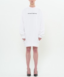 DRESSEDUNDRESSED | Logo Embroidered Oversized Sweatshirt(スウェット)