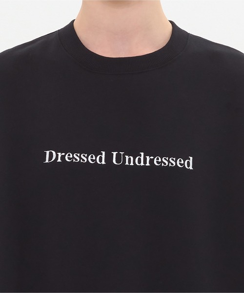 DRESSEDUNDRESSED(ドレスドアンドレスド)の「Logo Embroidered Oversized Sweatshirt(スウェット・メンズ・ホワイト/ブラック・2/4/3)」の5枚目の写真
