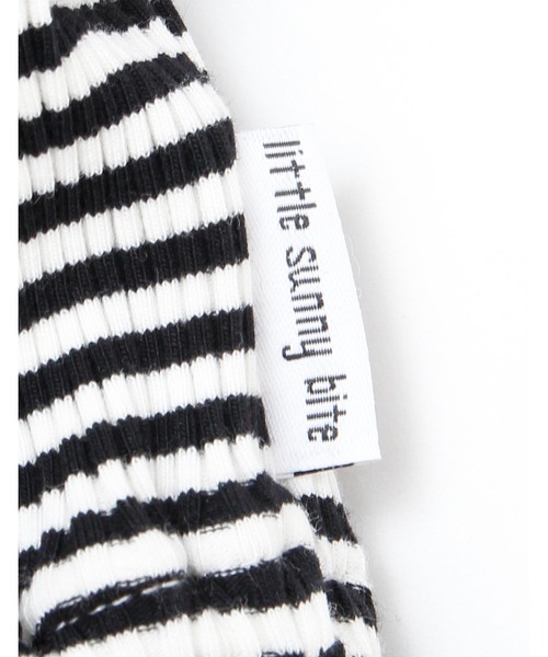 Little sunny bite（リトルサニーバイト）の「Border mini top（Tシャツ/カットソー・レディース・パープル/ブラック/イエロー・FREE）」の14枚目の写真