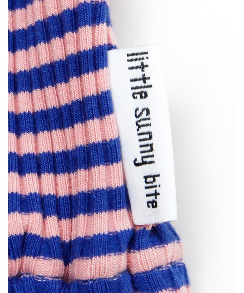 Little sunny bite（リトルサニーバイト）の「Border mini top（Tシャツ/カットソー・レディース・パープル/ブラック/イエロー・FREE）」の19枚目の写真