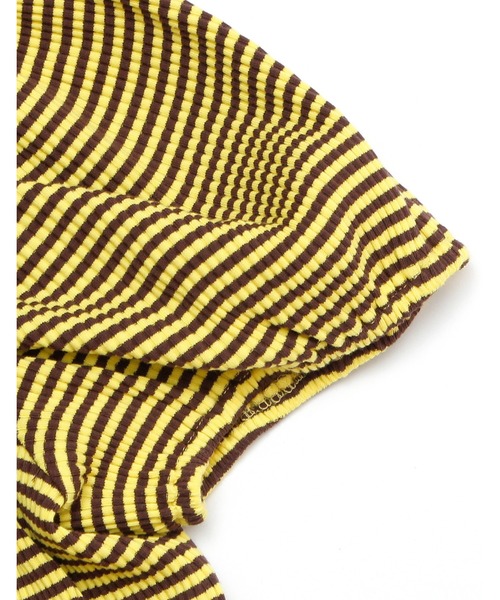 Little sunny bite（リトルサニーバイト）の「Border mini top（Tシャツ/カットソー・レディース・パープル/ブラック/イエロー・FREE）」の22枚目の写真