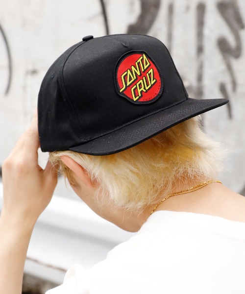 SANTA CRUZ(サンタクルーズ)の「SANTACRUZ/サンタクルーズ Classic Snapback Mid Profile Hat キャップ(キャップ・メンズ・ホワイト/ブラック・FREE)」の2枚目の写真