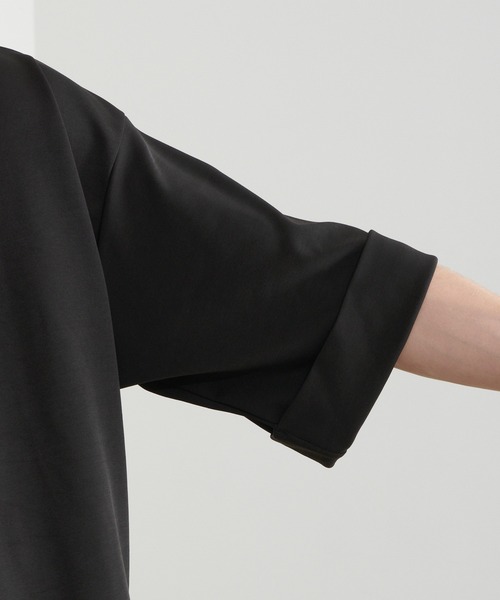 Loose/ルース(ルース)の「ドレープオーバールーズポンチTシャツ【LOOSE×こーき】(Tシャツ/カットソー・メンズ・ブラック/ベージュ・S/M/L)」の5枚目の写真