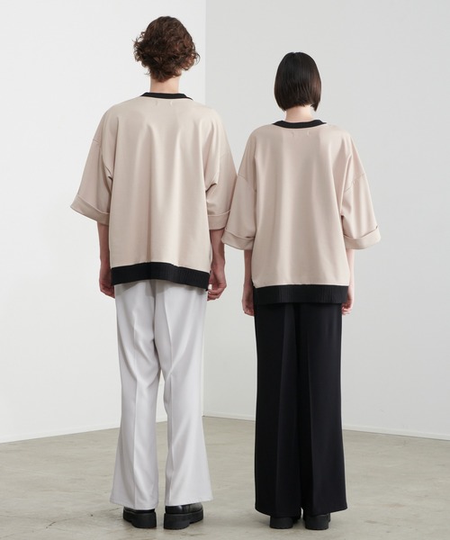 Loose/ルース(ルース)の「ドレープオーバールーズポンチTシャツ【LOOSE×こーき】(Tシャツ/カットソー・メンズ・ブラック/ベージュ・S/M/L)」の10枚目の写真