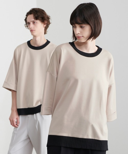 Loose/ルース(ルース)の「ドレープオーバールーズポンチTシャツ【LOOSE×こーき】(Tシャツ/カットソー・メンズ・ブラック/ベージュ・S/M/L)」の13枚目の写真