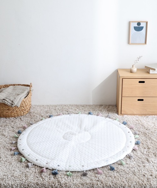 PUPPAPUPO（プッパプーポ）の「サニーマット 【タッセル】（ベビー寝具/家具・キッズ・マルチ/ブラウン系その他・FREE）」の3枚目の写真