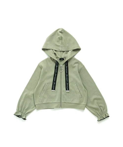 JENNI love（ジェニィラブ）の「接触冷感テレコ袖フリルZIP