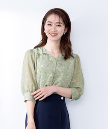 花柄 Vネック」に該当するシャツ/ブラウスファッション通販