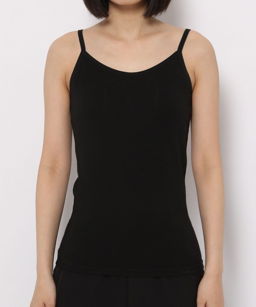 PAGEBOY（ページボーイ）の「パイピングカップ付きキャミソール（キャミソール・レディース・ブラック/ブラウン/オフホワイト/ブルー・FREE）」の9枚目の写真