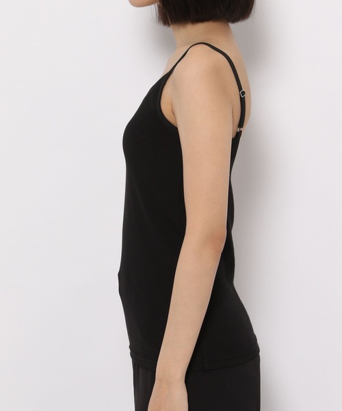 PAGEBOY（ページボーイ）の「パイピングカップ付きキャミソール（キャミソール・レディース・ブラック/ブラウン/オフホワイト/ブルー・FREE）」の12枚目の写真