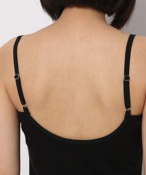 PAGEBOY（ページボーイ）の「パイピングカップ付きキャミソール（キャミソール・レディース・ブラック/ブラウン/オフホワイト/ブルー・FREE）」の22枚目の写真