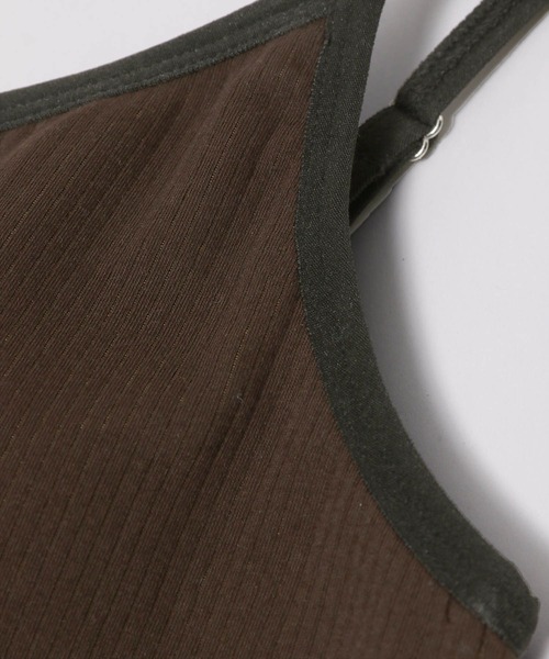 PAGEBOY（ページボーイ）の「パイピングカップ付きキャミソール（キャミソール・レディース・ブラック/ブラウン/オフホワイト/ブルー・FREE）」の7枚目の写真