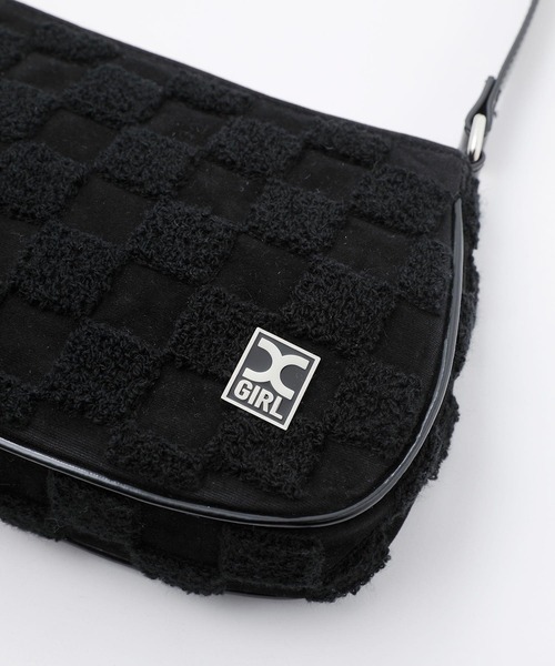 X-girl(エックスガール)の「CHECKERED HANDBAG(ハンドバッグ・レディース・ホワイト/ブラック・ONE SIZE)」の12枚目の写真