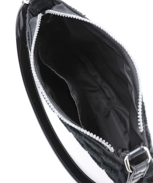 X-girl(エックスガール)の「CHECKERED HANDBAG(ハンドバッグ・レディース・ホワイト/ブラック・ONE SIZE)」の13枚目の写真