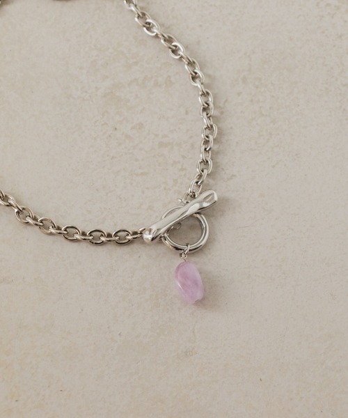 Kastane(カスタネ)の「【fiw.】Birth stone bracelet(ブレスレット・レディース・イエロー/その他/サックスブルー/バーガンディー/ブルー/オレンジ/グレー/グリーン系その他/パープル/クリア/スカイブルー/ミント・FREE)」の7枚目の写真