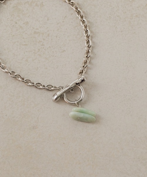 Kastane(カスタネ)の「【fiw.】Birth stone bracelet(ブレスレット・レディース・イエロー/その他/サックスブルー/バーガンディー/ブルー/オレンジ/グレー/グリーン系その他/パープル/クリア/スカイブルー/ミント・FREE)」の3枚目の写真