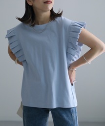 ショルダープリーツTEEシャツ