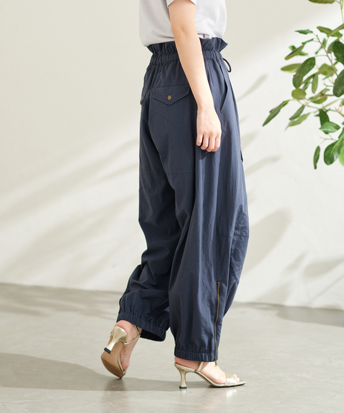 JOURNAL STANDARD（ジャーナルスタンダード）の「【mact×JOURNAL STANDARD】C/NYタンブラーパンツ（その他パンツ・レディース・ネイビー/ナチュラル/オレンジ系1・38/36）」の11枚目の写真