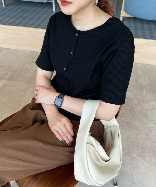 LOWRYS FARM（ローリーズファーム）の「2WAYカットカーディガン