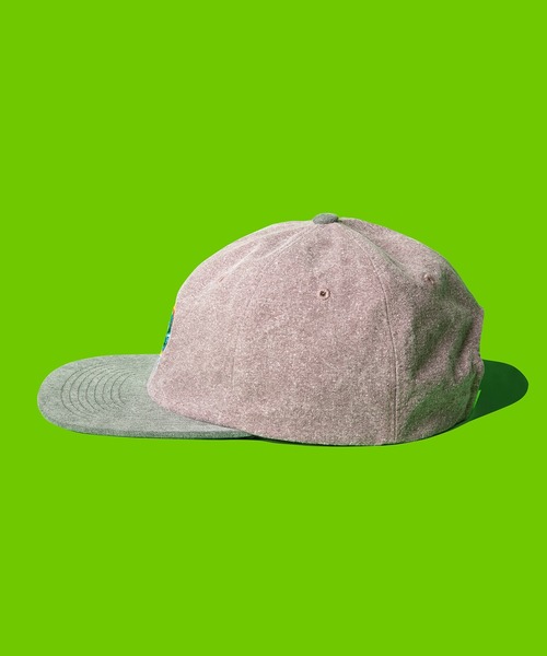 HUF(ハフ)の「GLOBAL WARMING 6 PANEL HAT / HUF キャップ 帽子(キャップ・メンズ・ブラック/パープル/ナチュラル・O/S)」の14枚目の写真