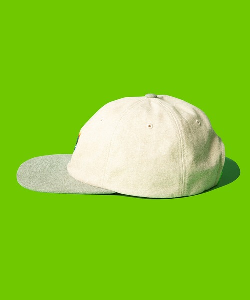 HUF(ハフ)の「GLOBAL WARMING 6 PANEL HAT / HUF キャップ 帽子(キャップ・メンズ・ブラック/パープル/ナチュラル・O/S)」の17枚目の写真