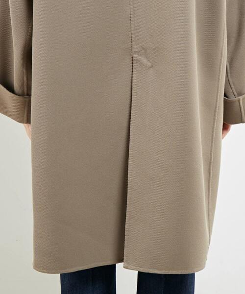 martinique(マルティニーク)の「martinique/カルゼノーカラーコート(ステンカラーコート・レディース・ベージュ/ネイビー・FREE)」の16枚目の写真