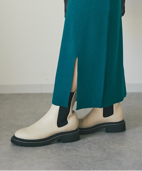 ブーツ トラックソールサイドゴアブーツ Unza0001 を購入できます Un シューズ Evol イーボル トラックソール サイドゴアブーツ ブーツ Evol イーボル のファッション 調整 価格