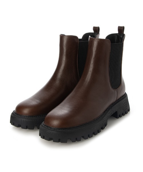 ing（イング）の「【WEB限定】サイドゴアショートブーツ（ブーツ・レディース・ブラック/ダークブラウン・22.5cm/23cm/23.5cm/24cm/24.5cm）」の11枚目の写真