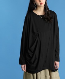 osharewalker | 『変形タックドレープロンT』(Tシャツ/カットソー)