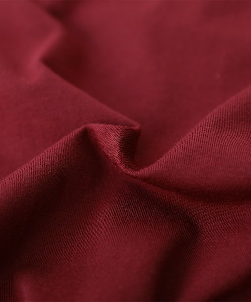 osharewalker（オシャレウォーカー）の「『変形タックドレープロンT』（Tシャツ/カットソー・レディース・ボルドー/ブラック・FREE）」の16枚目の写真