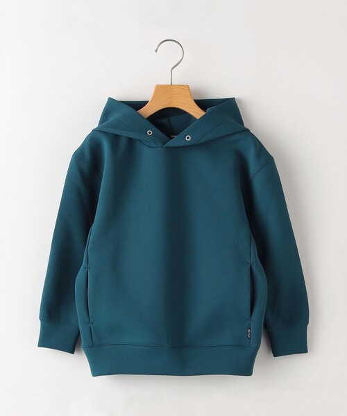 SHIPS（シップス）の「SHIPS KIDS:100～130cm / ＜多機能＞バルキー ポンチ フード パーカー（パーカー・キッズ・ライトグレー/オレンジ/クリーム/コバルトブルー・100/110/120/130）」の4枚目の写真