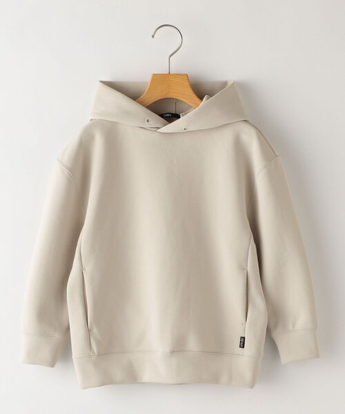 SHIPS（シップス）の「SHIPS KIDS:100～130cm / ＜多機能＞バルキー ポンチ フード パーカー（パーカー・キッズ・ライトグレー/オレンジ/クリーム/コバルトブルー・100/110/120/130）」の6枚目の写真