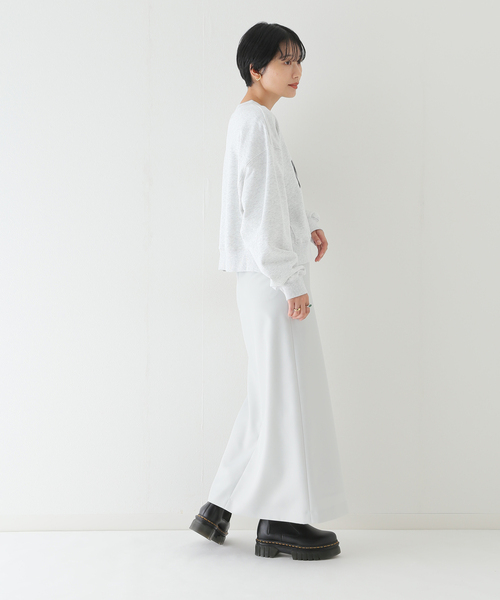 JOINT WORKS（ジョイントワークス）の「カレッジ ウラケプルオーバー（スウェット・レディース・ライトグレー/ネイビー/パープル・FREE）」の6枚目の写真