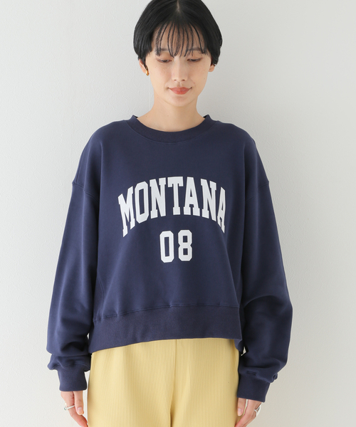 JOINT WORKS（ジョイントワークス）の「カレッジ ウラケプルオーバー（スウェット・レディース・ライトグレー/ネイビー/パープル・FREE）」の16枚目の写真